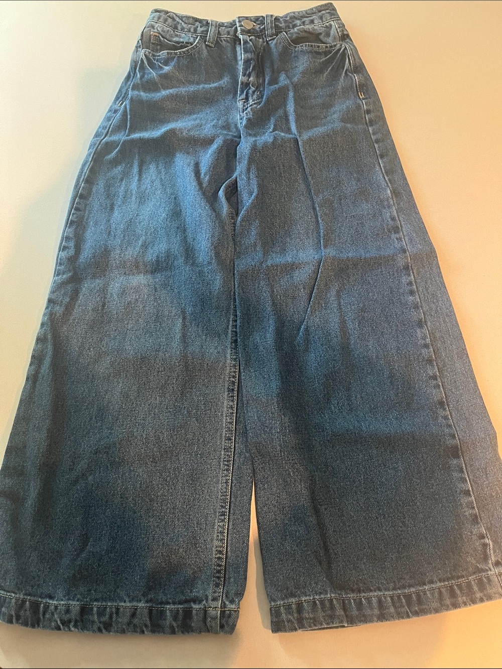 Habitual Girl’s Wide Leg Jeans in Blue Denim